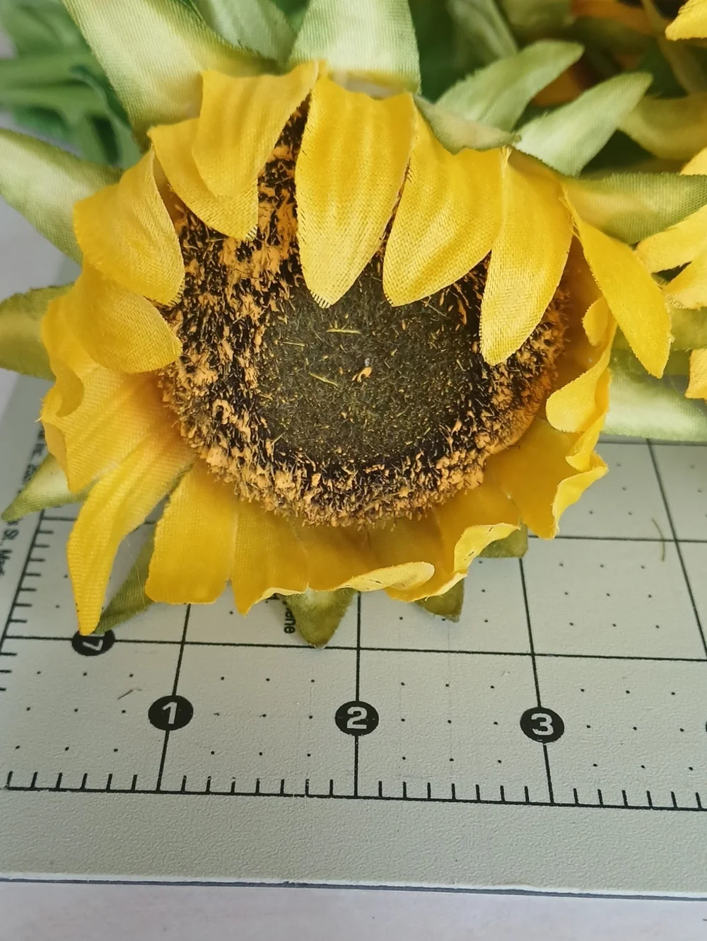 Yellow Sunflower Stem - Set Of 2